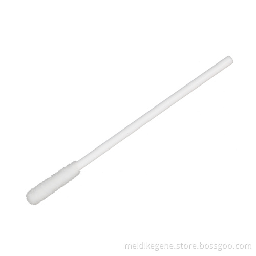 Disposable DNA Sample Collection Nylon Flocked Nasal Swab with Short Handle